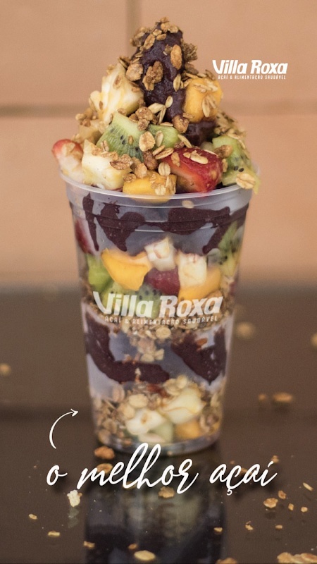 Açaí Villa Roxa Quiosque - Açaiteria e Sorveteria em Rebouças, Curitiba/PR - Foto 3