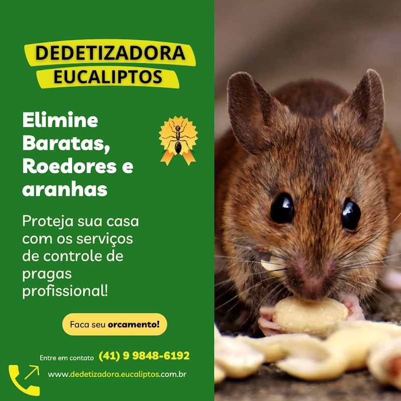 Dedetizadora Eucaliptos - Dedetizadora em Taboão, Curitiba/PR - Foto 3