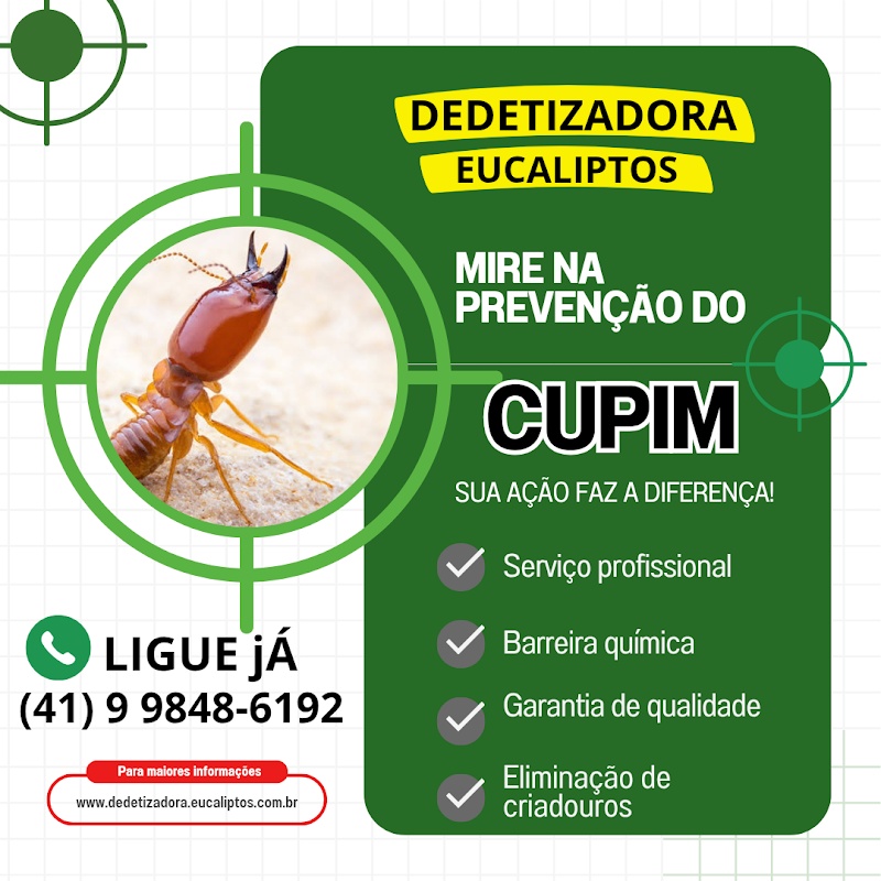 Dedetizadora Eucaliptos - Dedetizadora em Taboão, Curitiba/PR - Foto 5