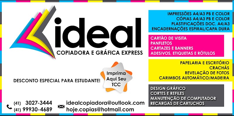 Ideal Copiadora Express - Gráfica em Centro, Curitiba/PR - Foto 2
