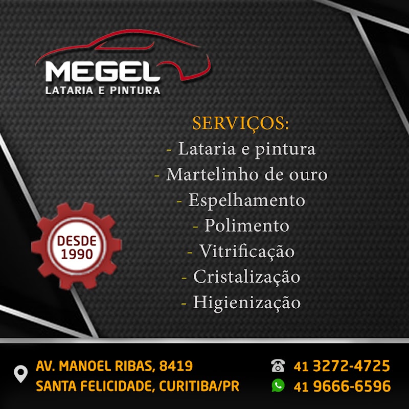 Megel Lataria e Pintura - Lanternagem e Pintura em Butiatuvinha, Curitiba/PR - Foto 3