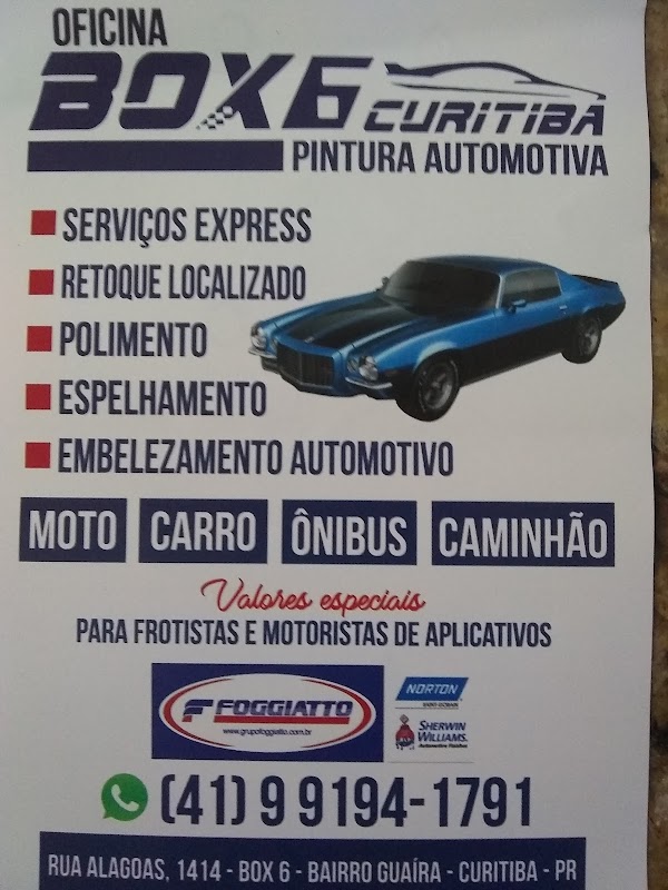 BOX6 - Lanternagem e Pintura em Guaira, Curitiba/PR - Foto 5