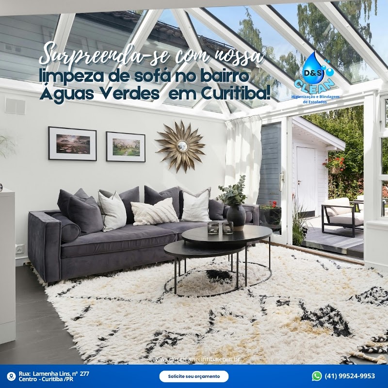 D&S Clean Higienização e Blindagem de Estofados - Lavanderia em Centro, Curitiba/PR - Foto 5