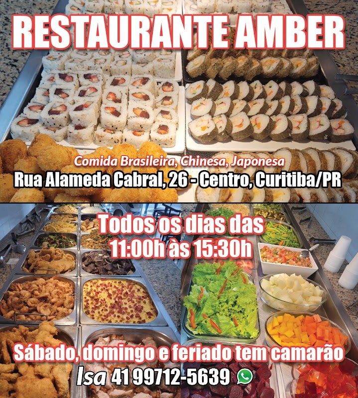 Restaurante Amber - Restaurante em Centro, Curitiba/PR - Foto 3